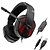 cheap Gaming Headsets-Surround Sound Gaming Headset Over Ear Headphones with Noise Canceling Mic RGB Light Compatible