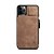 cheap iPhone Cases-CaseMe Case For Apple iPhone 14 Pro Max 13 12 11 Pro Max Mini XS XR Wallet / Card Holder / with Stand Full Body Cases Solid Colored Leather Case