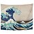 cheap Wall Tapestries-the great wave japan tapestry, wall decor art tapestry hanging for living room kitchen outdoor dorm bedroom, 70 x 60 inches