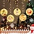 Недорогие LED ленты-рождественский санта-клаус лосиный колокольчик светодиодный свет гирлянды весь набор светодиодное украшение снеговик рождественское теплое белое украшение для дома новогоднее украшение занавеса