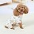 billiga Hundkläder-Hund Pyjamas Valpkläder Stjärnor Ledigt / vardag Vinter Hundkläder Valpkläder Hundkläder Andningsfunktion Blå Rosa Grön Kostym för Girl and Boy Dog Cotton S M L XL XXL
