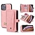 cheap iPhone Cases-Phone Case For iPhone 15 Pro Max Plus iPhone 14 13 12 11 Pro Max Mini X XR XS Max 8 7 Plus Wallet Case with Stand Holder Full Body Protective Shockproof Solid Color PU Leather