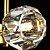 baratos Estilo Sputnik-Candeeiros de teto de ouro de 9 cabeças 80 cm lustre de luxo feito de bronze cobre premium moda moderna 110-120v 220-240v