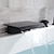 billige Badekraner-badekarkran - moderne galvanisert romersk badekar keramisk ventil badekar dusj blandebatterier