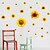 cheap Decorative Wall Stickers-New Sunflower Self Adhesive Wall Stickers Creative Children&#039;s Room Wall Decoration PVC