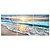 cheap Landscape Prints-3 Panels Wall Art Canvas Prints Posters Painting Artwork Picture Blue Sea Sunset White Beach Landscape Modern Home Decoration Décor Rolled Canvas No Frame Unframed Unstretched