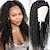 baratos Perucas de Qualidade Superior-bandana peruca sintética afro encaracolado espiral com bandana peruca longa muito longa cabelo sintético preto natural 26 polegadas design moderno feminino peruca afro-americana clássica preta