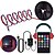 cheap WiFi&amp;Music Control-Music Control LED Light Strip 1M 2M 3M 4M 5M 5050 RGB SMD 30 LEDs Per Meters Tiktok LED Strip Lights with IR 24 Key Controller USB Port DC5V