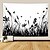 cheap Wall Tapestries-Sketch Wall Tapestry Art Decor Blanket Curtain Hanging Home Bedroom Living Room Decoration Flower Floral Plant