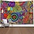 cheap Wall Tapestries-Psychedelic Abstract Wall Tapestry Art Decor Blanket Curtain Picnic Tablecloth Hanging Home Bedroom Living Room Dorm Decoration Polyester Arabesque Mushroom Trippy Mountain Galaxy Forest
