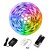 tanie Taśmy LED-5 m elastyczna taśma LED Zestawy świateł RGB Tiktok Lights 2835 SMD 8 mm Pilot RGB RC wycinany ściemnialny 100-240 V Linkable samoprzylepny zmieniający kolor IP44
