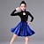 Χαμηλού Κόστους Παιδικά Ρούχα Χορού-Παιδικά Ρούχα Χορού Φούστες Πλαϊνό ντραπέ Πλισέ Λουράκι Κοριτσίστικα Επίδοση Εκπαίδευση Μακρυμάνικο Πολυεστέρας Βελούδο