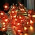 voordelige LED-lichtstrengen-esdoornblad lichtslingers herfst decoratie herfst guirlande lichten 3m 20 leds batterij-aangedreven voor outdoor thuis thanksgiving party decoratie