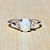 preiswerte Ringe-1 Stück Bandring For Damen Opal Mehrfarbig Hochzeit Jahrestag Geburtstag Aleación Klassisch