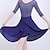 economico Abbigliamento danza classica-gonne da balletto traspiranti bendaggio arricciato prestazioni da allenamento da donna alto poliestere