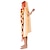cheap Historical &amp; Vintage Costumes-hot dog Cosplay Costume Party Costume Boys&#039; Kid&#039;s Cosplay Halloween Halloween Festival / Holiday Polyester Red Easy Carnival Costumes / Leotard / Onesie / Leotard / Onesie