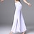 Недорогие Одежда для латинских танцев-Латино Брюки С разрезами Однотонные Жен. Учебный Выступление Средняя талия Модал
