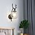 voordelige LED-wandlampen-creatieve traditionele/klassieke nordic stijl wandlampen wandkandelaars slaapkamer eetkamer ijzeren wandlamp 220-240v 12 w