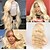cheap Synthetic Trendy Wigs-Synthetic Wig Curly Asymmetrical Wig Very Long Blonde Synthetic Hair 26 inch Women&#039;s Classic Exquisite Fluffy Blonde