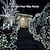 abordables Guirlandes Lumineuses LED-led solaire extérieur guirlande lumineuse étanche 12m 100leds 7m 50leds 8 modes lampes solaires pour jardins maisons de fête de mariage rideaux de patio extérieur 2 pcs 1 pc