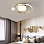 cheap Dimmable Ceiling Lights-50 cm Dimmable Geometric Shapes Flush Mount Lights Metal Painted Finishes LED Modern 220-240V