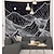 ieftine tapiserie peisajului-stil de pictură japonez kanagawa wave tapiserie de perete decor artistic pătură perdea agățat acasă dormitor sufragerie decorare ukiyo-e tarot de mare alb negru