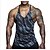 cheap Exercise, Fitness &amp; Yoga Clothing-men muscle fitness tank top bodybuilding workout gym sport sleeveless stringer shirts vest (tag m=us xs, style 2-red)