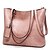 cheap Handbag &amp; Totes-Tote Handbag for Women PU Leather Shoulder Bag Satchel for Girls school work &amp; shopping, brown large