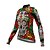 cheap Women&#039;s Cycling Clothing-21Grams Women&#039;s Long Sleeve Cycling Jersey Winter Polyester Red Sugar Skull Novelty Skull Bike Jersey Top Mountain Bike MTB Road Bike Cycling Quick Dry Back Pocket Sports Clothing Apparel