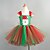 cheap Party Dresses-Kids Little Girls&#039; Dress Christmas Lace up Green Knee-length Sleeveless Cute Dresses Christmas