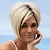Недорогие старший парик-термостойкий синтетический парик прямой асимметричный парик светлые короткие парики женский модный дизайн крутые изысканные парики