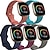 abordables Correas de reloj Fitbit-5 piezas Correa de Smartwatch Compatible con Fitbit Versa 4 Sense 2 Versa 3 Sense Silicona suave Reloj inteligente Correa Elástico Transpirable Correa Deportiva Reemplazo Pulsera