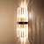 olcso Kristály falilámpák-kristály kreatív modern északi stílusú fali lámpák fali lámpák hálószoba étkező acél fali lámpa 110-120v 220-240v