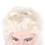 abordables Perruques de déguisement-rugissant 20s perruque cosplay perruque synthétique perruque cosplay perruque marie antoinette bouclés bouclés 18th siècle perruque longueur moyenne blanc cheveux synthétiques femmes californie s