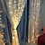 preiswerte LED Lichterketten-300 LEDs Vorhang Lichterketten mit Fernbedienung 3x3m Weihnachten Dekor Lichter für Weihnachten Neujahr Vorhang Fenster Dach Lichterketten