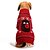 preiswerte Weihnachtskostüme für Haustiere-Katze Hund Pullover Weihnachten Welpenkleidung Rentier Weihnachten Neujahr Winter Hundekleidung Welpenkleidung Hunde-Outfits Schwarz Rot Kostüm für Mädchen und Jungen Hund Acrylfasern XXS XS S M L XL