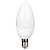 abordables Luces LED para velas-10 Uds e14 3w led vela bombilla candelabro candelabro lámpara decoración luz blanco cálido blanco frío c35 c35l esmerilado 220-240v