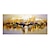 cheap Abstract Paintings-Large Size Oil Painting 100% Handmade Hand Painted Wall Art On Canvas Abstract Golden Landscape Skyline Home Decoration Decor Rolled Canvas No Frame Unstretched