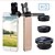 cheap Cellphone Camera Attachments-Phone Lens Fisheye 0.67x Wide Angle Zoom Lens Fish Eye 10x Macro Lenses Camera Kits With Clip Lens On The Phone For Smartphone