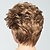 Χαμηλού Κόστους παλαιότερη περούκα-συνθετική περούκα κούρεμα με σγουρά στρώσεις περούκα κοντά καστανά συνθετικά μαλλιά γυναικείο μοντέρνο σχέδιο εξαίσιες χνουδωτές καστανές περούκες