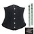 cheap Corsets-Corset Women&#039;s Corsets Trachtenmieder Christmas Halloween Wedding Party Birthday Party Plus Size Green White Black Country Bavarian Underbust Corset Hook &amp; Eye Classic Tummy Control Fashion Abstract