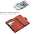 abordables Carcasas iPhone-teléfono Funda Para iPhone 14 13 12 11 Pro Max Plus X XR XS Tarjetas billetera Antigolpes Color sólido piel genuina