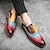 halpa Miesten Oxford-kengät-Miesten Oxford-kengät Derby-kengät Bullock kengät Juhlakengät Wingtip kengät Kävely Liiketoiminta Klassinen Englantilainen Häät Juhlat Tekonahka Non-liukastumisen Käytä todisteita Nauhat Sateenkaari