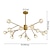 economico Lampadari-100 cm glod lampadario sputnik design lampada a sospensione stile nordico artistico industriale finiture verniciate 110-120 v 220-240 v