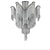 baratos Lustres Exclusivos-Plafon de 60 cm prata borlas de luxo embutido em aço inoxidável moderno luxuoso 110-120v 220-240v