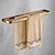 お買い得  Towel Bars-Towel Bar Contemporary Matte Brass Bathroom Two-tier Shelf for Household 1PC