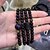 baratos Pulseiras-Conta de pedra de obsidiana de cristal natural com pulseira de olho de tigre 8mm totem de dragão multi-círculo feminino joias masculinas (olho de tigre)
