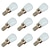 cheap LED Globe Bulbs-9pcs 2 W LED Globe Bulbs 100 lm E14 E12 T22 6 LED Beads SMD 2835 Warm White White 220-240 V