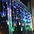 olcso LED szalagfények-3,5 m pillangó alakú led zsinór lámpa 96 led jégcsap függöny lámpák karácsonyi esküvő ünnep hálószoba dekorációs lámpa 110v 220v eu dugj
