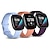 levne Shlédnout pásy pro Fitbit-3 ks Chytré hodinky pro Fitbit Versa 3 / Smysl Fitbit Versa 3 Fitbit Sense Silikon Chytré hodinky Popruh Prodyšné Sportovní značka Výměna, nahrazení Náramek